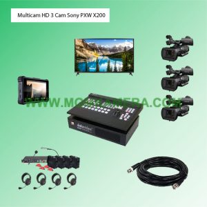 Multicam HD 3 Camera Sony PXW X200
